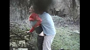 3D Blonde With Small Tits Kisses Her Boyfriend In A Forest