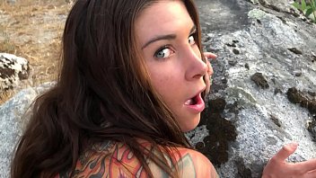 Tattooed Beauty Gets Naked For Outdoor Fuck